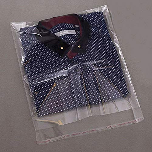 11x14 Pcs Cellophane Bags Resealable Plastic Bags Packaging Clothes