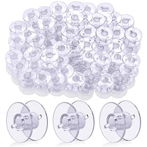 30 Pcs Sa156 Bobbins For Sewing Machine Plastic Bobbins