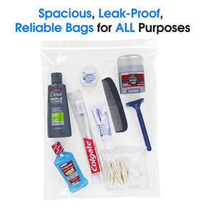 10x13 500 Count Resealable Plastic Bags Poly Bag Packaging Clothes