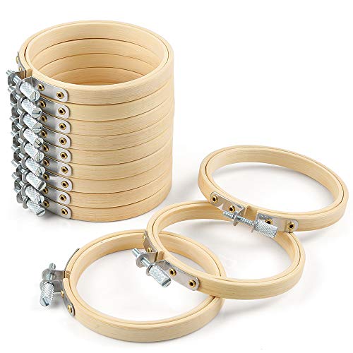 3 Inch Wooden Round Embroidery Hoops Bamboo Circle Cross Stitch Hoop