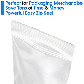 10x13 500 Count Resealable Plastic Bags Poly Bag Packaging Clothes