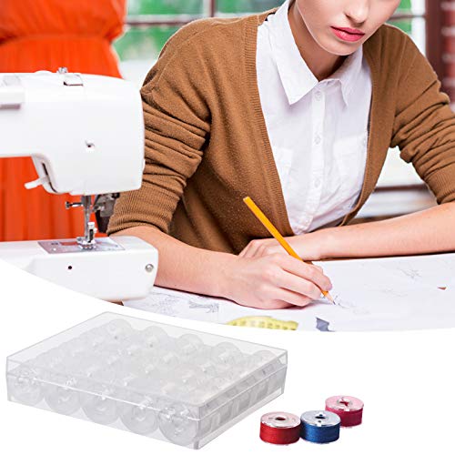 50 Pcs Bobbins For Sewing Machine Sa156 Bobbins With Case (2 Box)