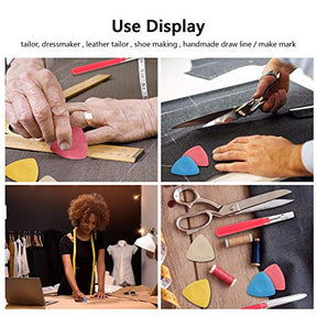 4 Pcs Fabric Marking Pens With 4 Refills 10 Tailor’s Chalk & 3 Sewing Fabric Pencils