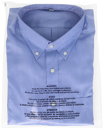 12x15 100 Count Clear T Shirt Bags Poly Bags For Shirts