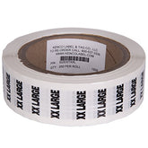 Xxl Clothing Size Strip Labels 250 Strips Per Roll Size Tags For Clothing