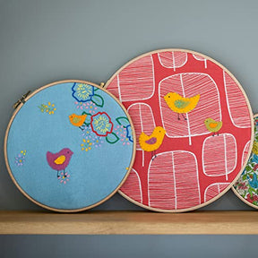 9 Inch Wooden Round Embroidery Hoops Bamboo Circle Cross Stitch Hoop