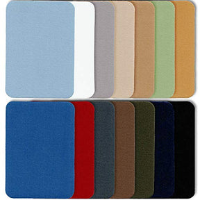 Assorted Colors 14 Pcs Fabric Iron On Patches Inside & Outside