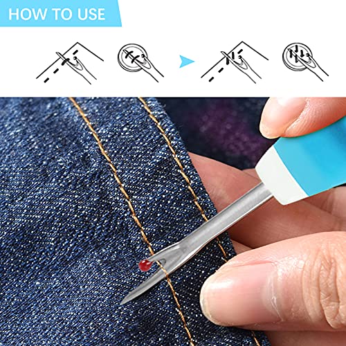 3 Piece Large Seam Ripper Stitch Removal Tool for Sewing Unpicker