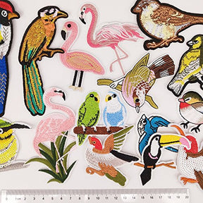 20 Birds Pcs Embroidered Patch Sew On Patch Applique Patches
