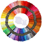 100 Colors Embroidery Floss Friendship Bracelets String With 12 Pcs Bobbins
