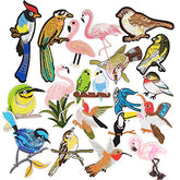 20 Birds Pcs Embroidered Patch Sew On Patch Applique Patches