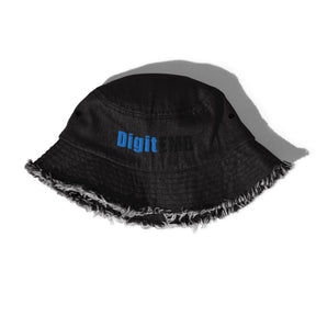 Distressed Denim Bucket Hat